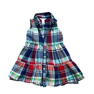 Ralph Lauren| Plaid Button Down Dress Size 12M